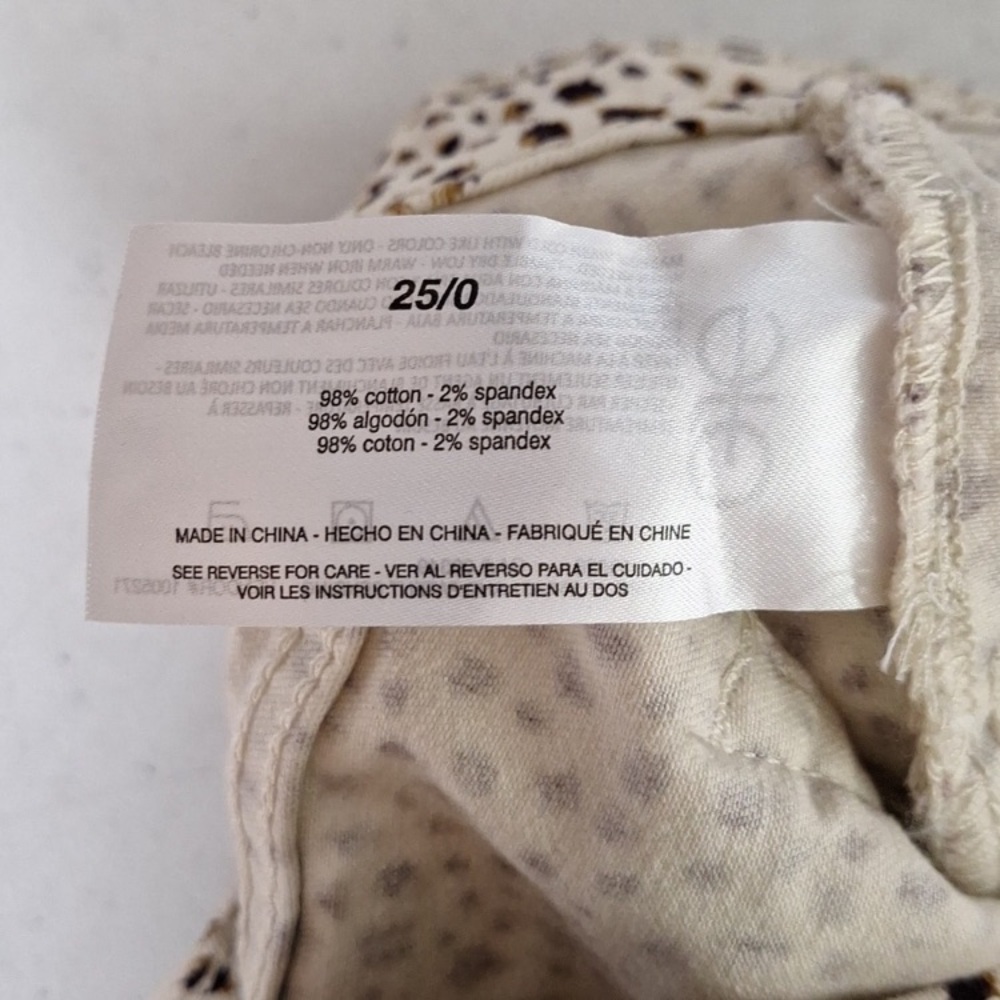 NWT! SkinnyGirl Reagan High-Rise Skinny Ankle Jeans - Cheetah Animal Print - Picture 9 of 10